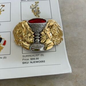 JCB jewelry collection SURREALIST brooch